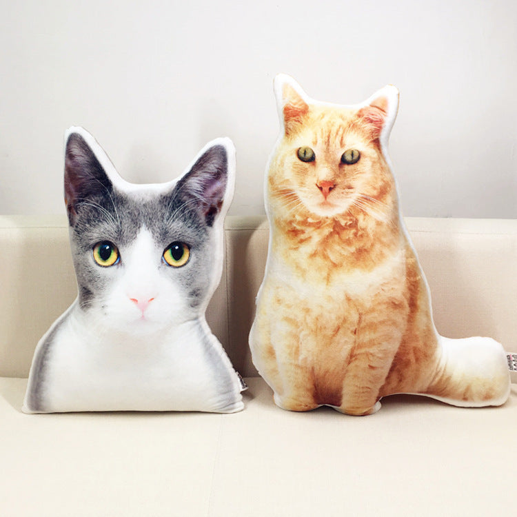 Customize Special-Shaped Pet Pillow  DIY Stuffed Animal Pillow Sofa Car Decor Cat Dog Pillow