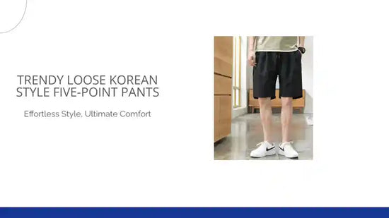 Trendy Loose Korean Style Five-Point Pants by@Outfy