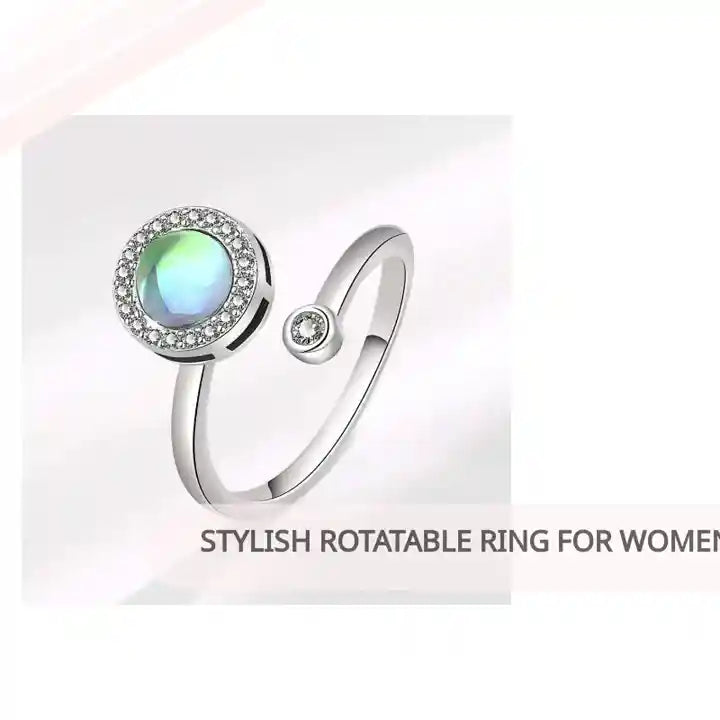 Stylish Rotatable Ring for Women with Personality by@Outfy