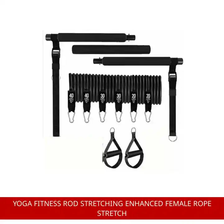 Yoga Fitness Rod Stretching Enhanced Female Rope Stretch by@Outfy