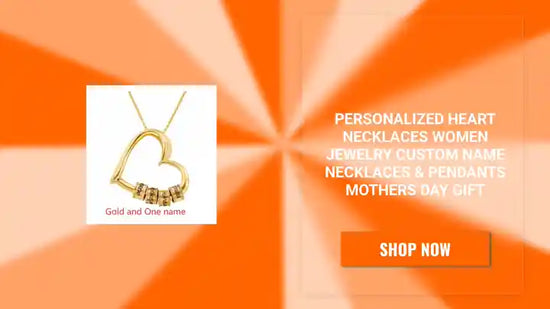 Personalized Heart Necklaces Women Jewelry Custom Name Necklaces &amp; Pendants Mothers Day Gift by@Outfy